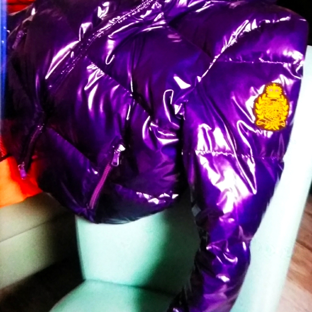 RARE PATTEN LEATHER (XL) PURPLE LABLE RALPH LAUREN